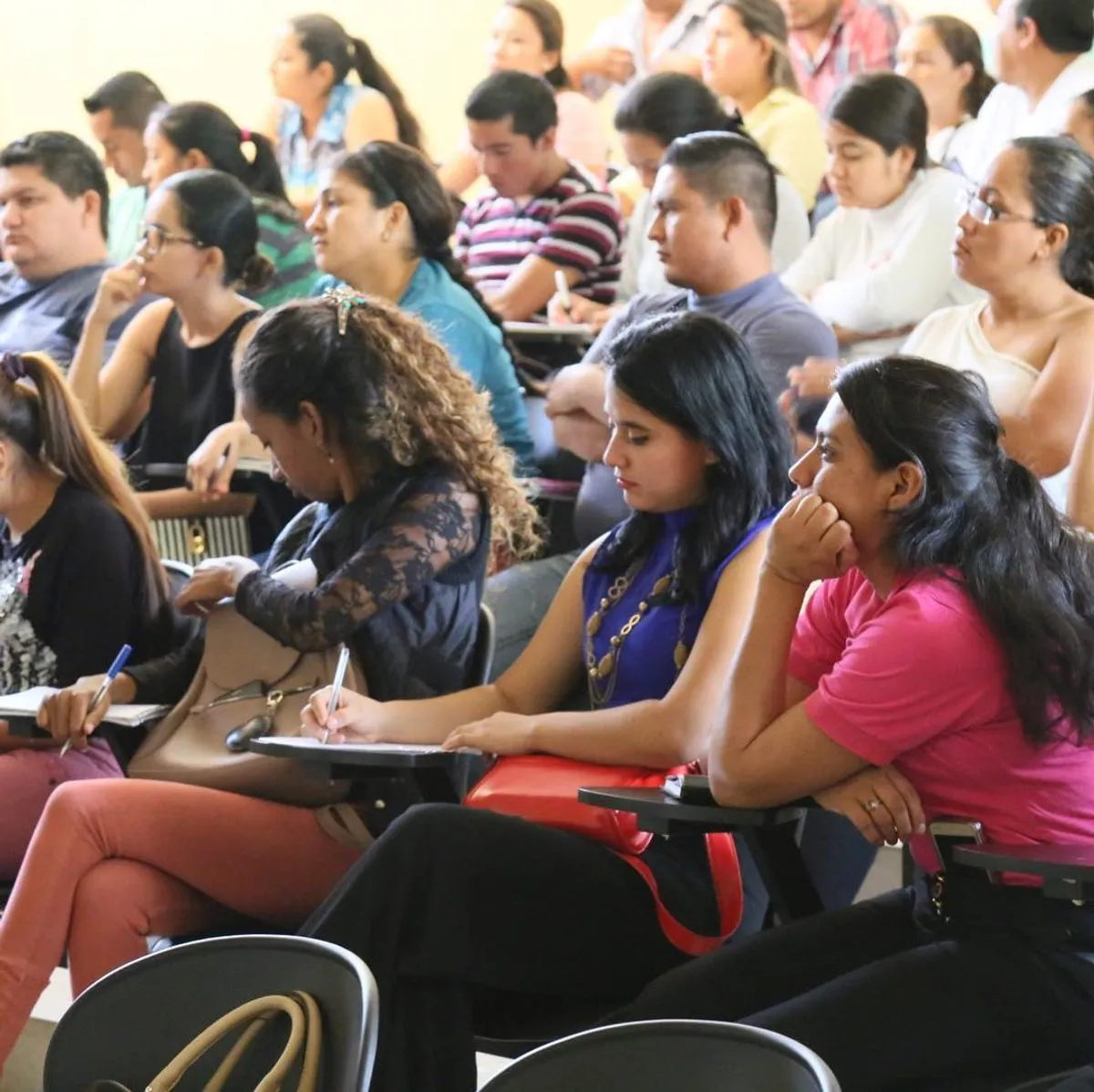 Students at the Centro Universitario de Petén, Guatemala